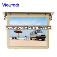 17-inch motorized flip-down monitor DC24V for camping car /caravan/van