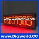 F3.0 red indoor small led display board / led single color display board / indoor subtitle led board